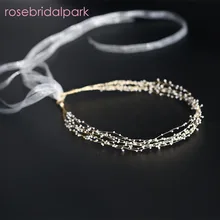 Rosebridalpark ручной работы свадебные аксессуары для волос Ободки головной убор для женщин девочек Винтаж театрализованные диадемы и короны ювелирные изделия u21