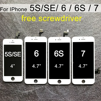 

A+++ Quality Display for Iphone 6 LCD Touch Replacement Screen Digitizer Assembly For Iphone 5S 6s LCD for iphone 7 8 lcd