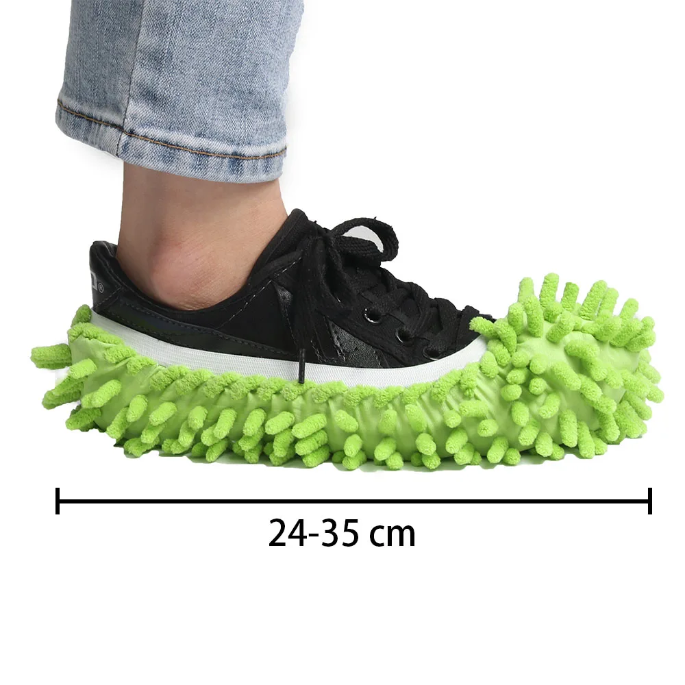 1 Piece Microfiber Mop Floor Cleaning Lazy Fuzzy Slippers House Home Flooring Tools Shoes Bathroom Kitchen Cleaner