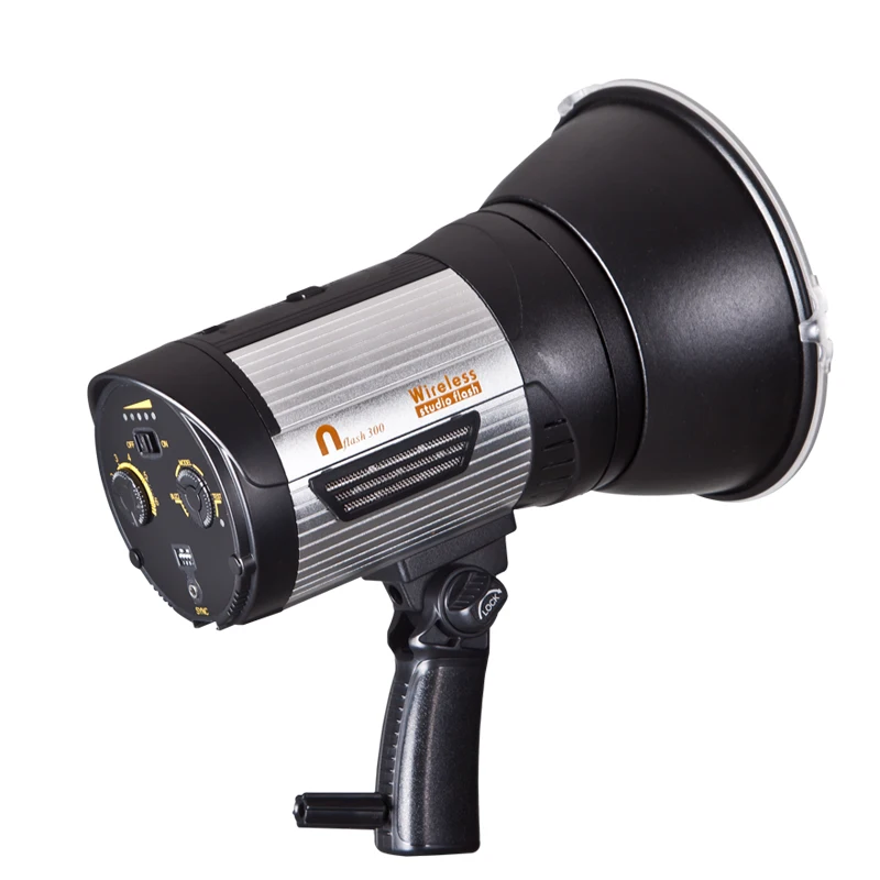 NiceFoto Классическая 300 Светодиодная лампа для наружного стиля, встроенный беспроводной высокоскоростной студийный Электрический фонарь