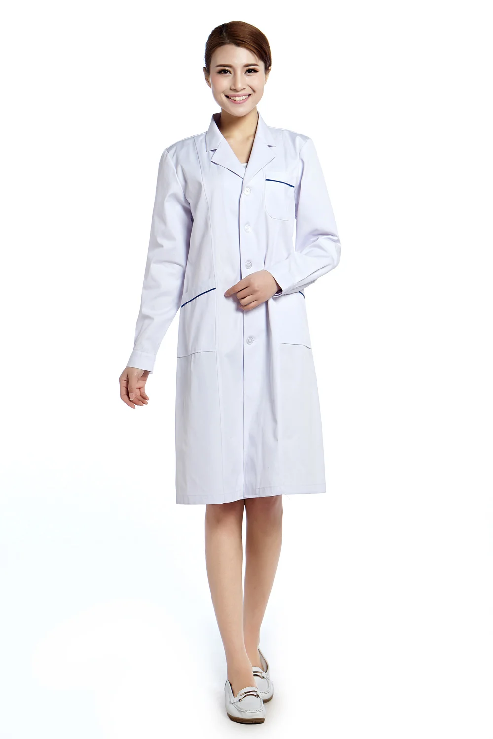 2015 OEM lab coat cotton women medical uniform nurse working nurses uniforms dental clothing hot