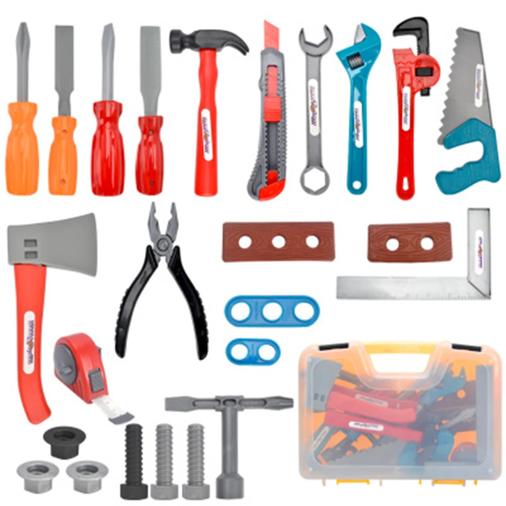 

26 PCS/Set Garden Tool Toys For Children Repair Tools Pretend Play Environmental Plastic Engineering Maintenance Tool Toys Gifts