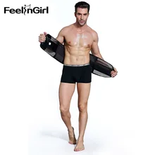 Feelingirl мужское дышащее Корректирующее белье талии тренажер корсет пояс для плавания для коррекции фигуры корсет для похудения-E