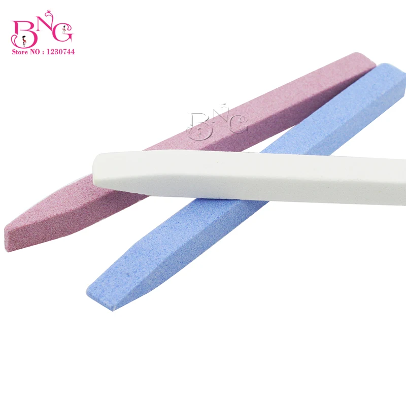 2PCS Stone Nail File Buffer Pedicure Manicure Tool Cuticle Remover