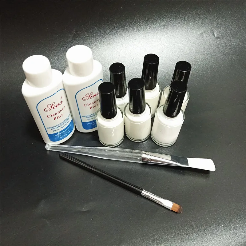 45 Color Powder Shimmer Glitter 6 Glues 2 Brushes 5 Stencils 2 Cleansing Water For Temporary Tattoo Body Kids Face DIY Nail Art