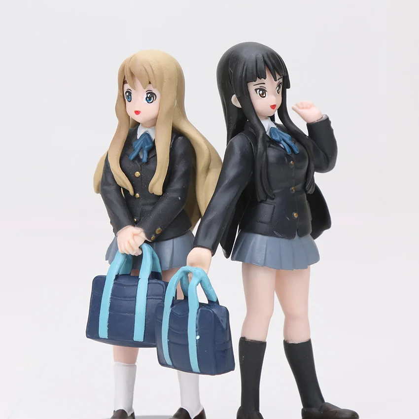 Детская школьная форма 6 шт./компл. 10 см K ON Akiyamn Mio Yui Hirasawa ПВХ|figure toy|action figure toystoy saw |