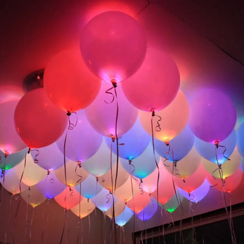 

10Pcs Mini LED Light Bulbs LED Lamps Balloon Lights for Graduation Holiday Birthday Party Light Home Garden Wedding Decoration