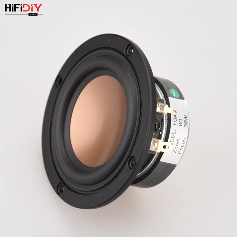 HIFIDIY LIVE hifi 3,6 3,5 дюймов 93 мм полночастотный динамик 8 Ом 30 вт высокий альт бас громкоговоритель H3A-A