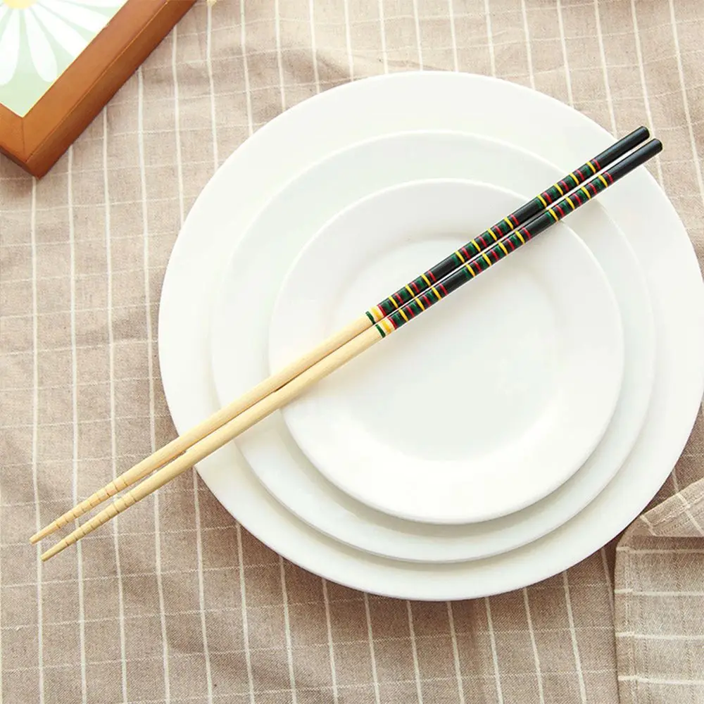 5 Pair Bamboo Reusable Noodle Chopstick Hot Pot Chopstick Long Chopstick Tableware Kitchen Tool
