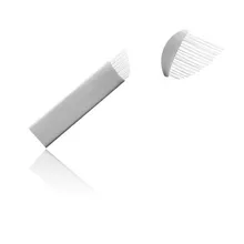 0.25 мм для бровей Вышивка лезвие 16 Вышивка Крестом Иглы для eyebrown постоянный Макияж микроклетку игла белый jm611d-x74 Иглы для татуажа