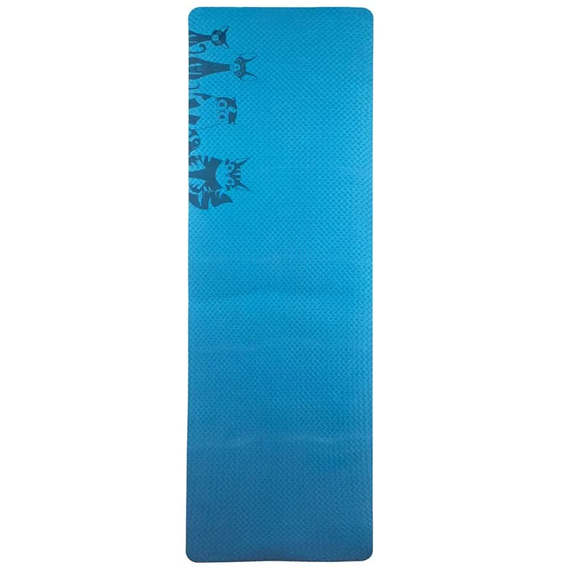 Anti Slip Yoga Mat Sports and Entertainment cb5feb1b7314637725a2e7: Blue|Green|green- dog|peacock blue- cat|peacock blue- flower|pink|Plum|VIOLET