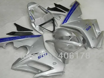 

Customized fairing For Triumph Daytona 675 06-08 Body Work Racing Motorbike Silver Gray Fairings (Injection molding)