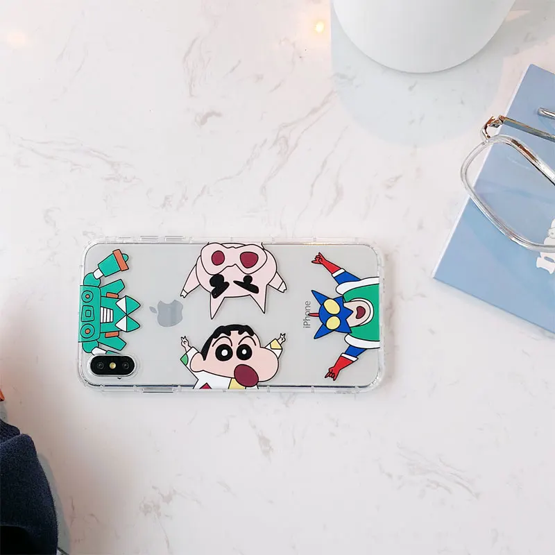 Чехол для iphone 11 Pro 6s 7 8 plus X Xs Max XR, чехлы для телефонов, прекрасный прозрачный мягкий чехол из ТПУ с рисунком карандаша-тяна