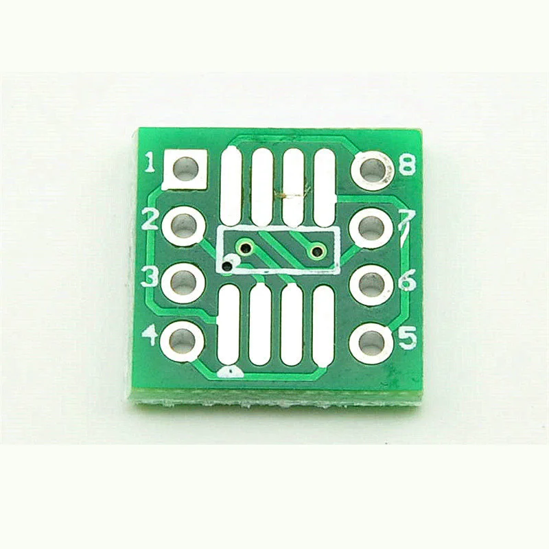 

50PCS/LOT MSOP / SOIC / TSSOP SOP8 turn DIP8 IC adapter Socket PCB PB-FREE SOIC8 to DIP8 IC adapter Socket with Pin Header