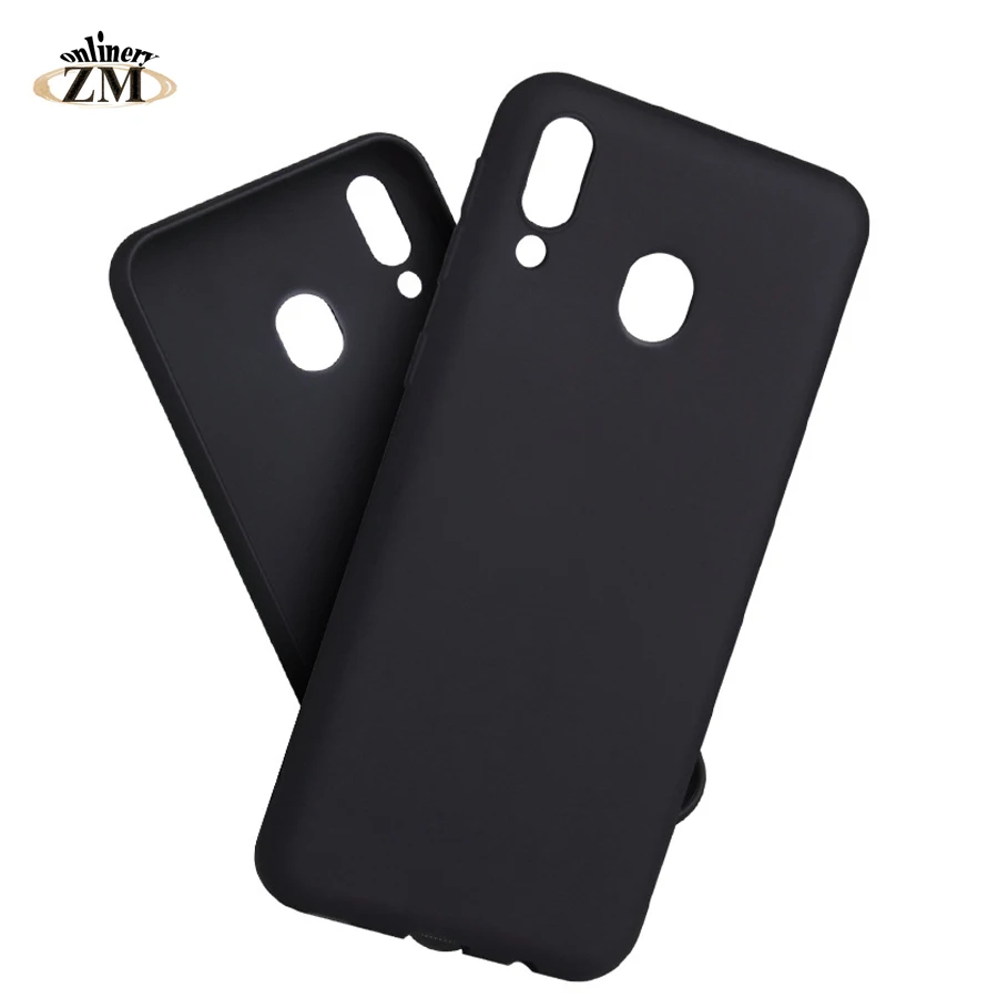 Матовый чехол для samsung galaxy M30 M20 M10 A10 A30 A40 A50 A70 однотонный Мягкий из ТПУ A8S A9S A6S |