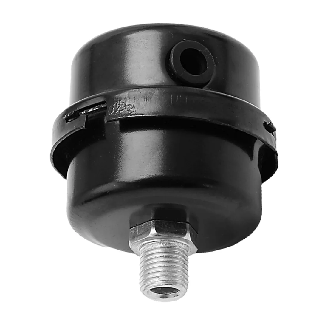 1pc 1/2" 12.5mm Thread Metal Air Intake Filter Noise Muffler Silencer