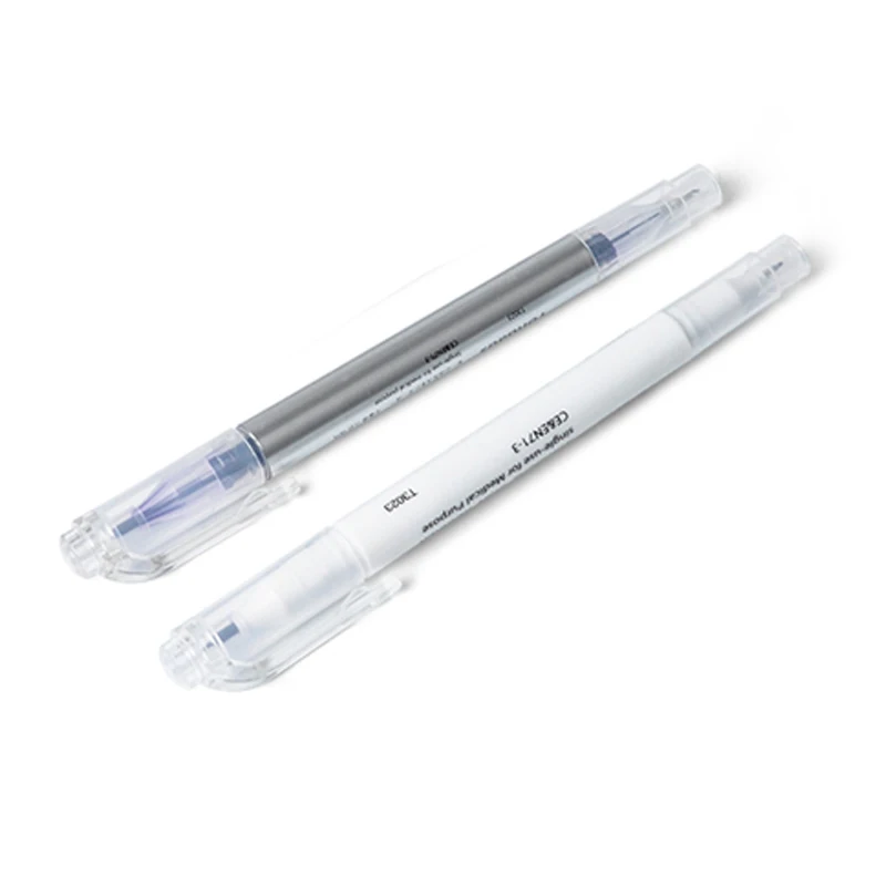 1PC Double side Surgical Skin Marker eyebrow pen measuring ruler Microblading Positioning Piercing Tool Tattoo accesories supply