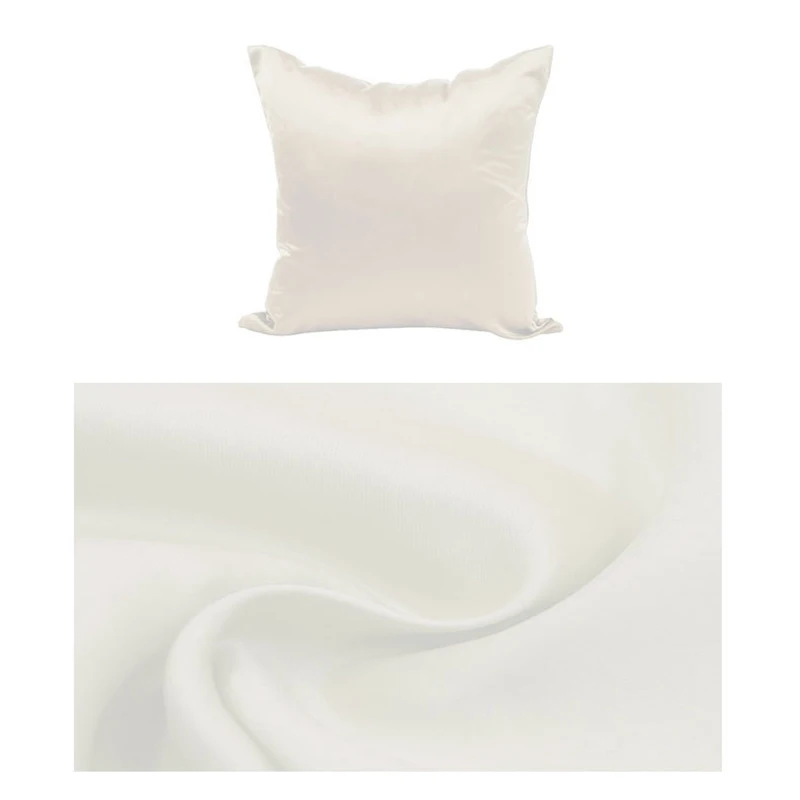 Новый стиль ручная работа наволочка из искусственного шелка 1 шт. одноцветная