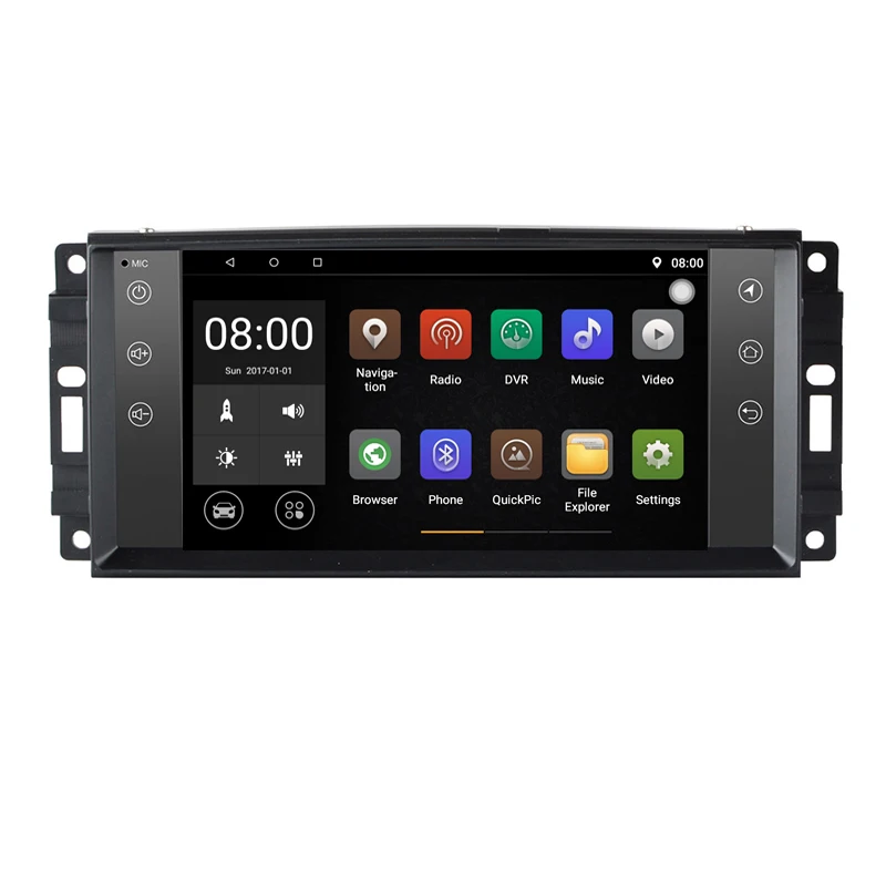 Автомобильный DVD плеер с GPS Android 9 1 для Jeep Commander Grand Cherokee Patriot Compass Liberty Wrangler 2007 2008 2009