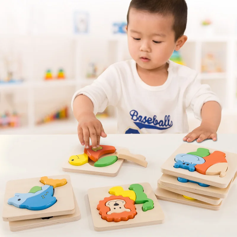Здание головоломки природа происхождения древесины 0 4 ребенка bebe красочным