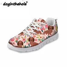 Doginthehole Одежда для собак принты Женская прогулочная обувь уличные бархатные кроссовки плоская дышащая Беговая Легкая спортивная обувь