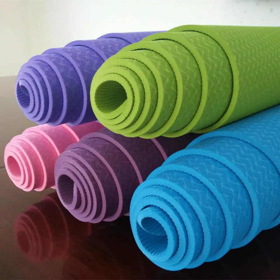Buy TPE Yoga Mat For Beginners Anti Slip sport mat non slip fitness mat with