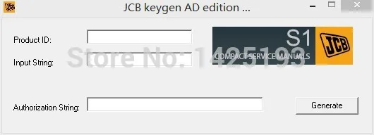 JCB Service руководства Keygen