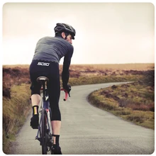 3/4 черный теплый флисовый зимний комбинезон брюки с высокой плотностью подушки высокого качества ткань flatlock Велоспорт комбинезон [можно сделать индивидуальный логотип