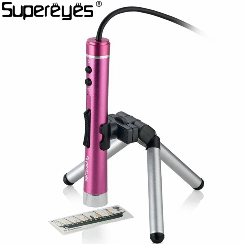  Spereyes B010-S 300X 2MP Digital USB Microscope Video Camera Handheld Microscope Magnifier Silver P