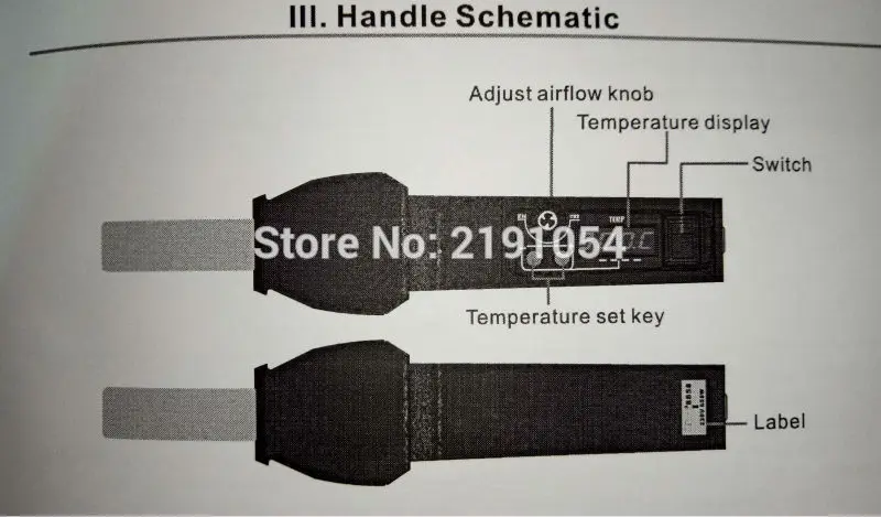 PG8018LCD 650 Вт LCD Регулируемая электронная Тепловая фена паяльная станция IC SMD BGA+ сопло 8858 650 Вт