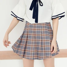 Женские юбки женские панк Kawaii Ulzzang колледж свежие плиссированные клетчатая юбка Женская Корейская Harajuku Милая одежда для женщин