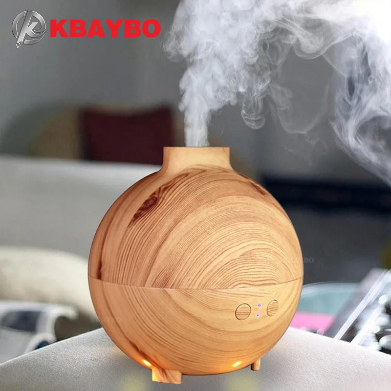

New Hot Sale 600ml Ultrasonic Air Humidifier Mist Maker Fogger Electric Aroma Diffuser Essential Oil Aromatherapy LED Light