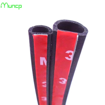 

5 meters Car Door Seal Strip Big D Small D-type Waterproof Trim Sound Insulation auto rubber seal Strips For Hyundai ix35 iX45