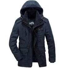 Зимние теплые толстые мужские парки зимняя куртка Мужские chaquetas hombre военный Бомбер куртка пальто большие мужские s куртки плюс размер L-4XL