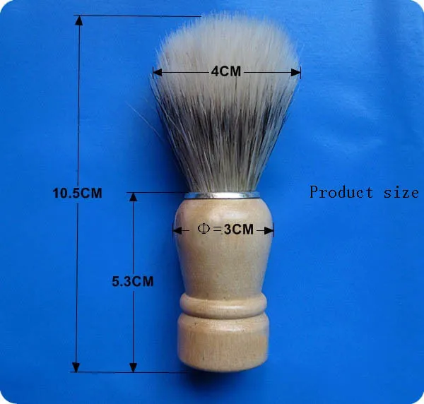 6 шт./компл. Профессиональная щетка для бритья для бороды с деревянной ручкой