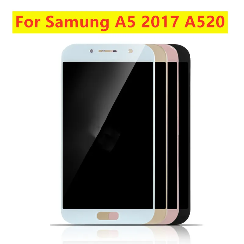 ЖК дисплей с дигитайзером сенсорного экрана для Samsung Galaxy A520 A520F A5 2017 2015 2016 A510 A500