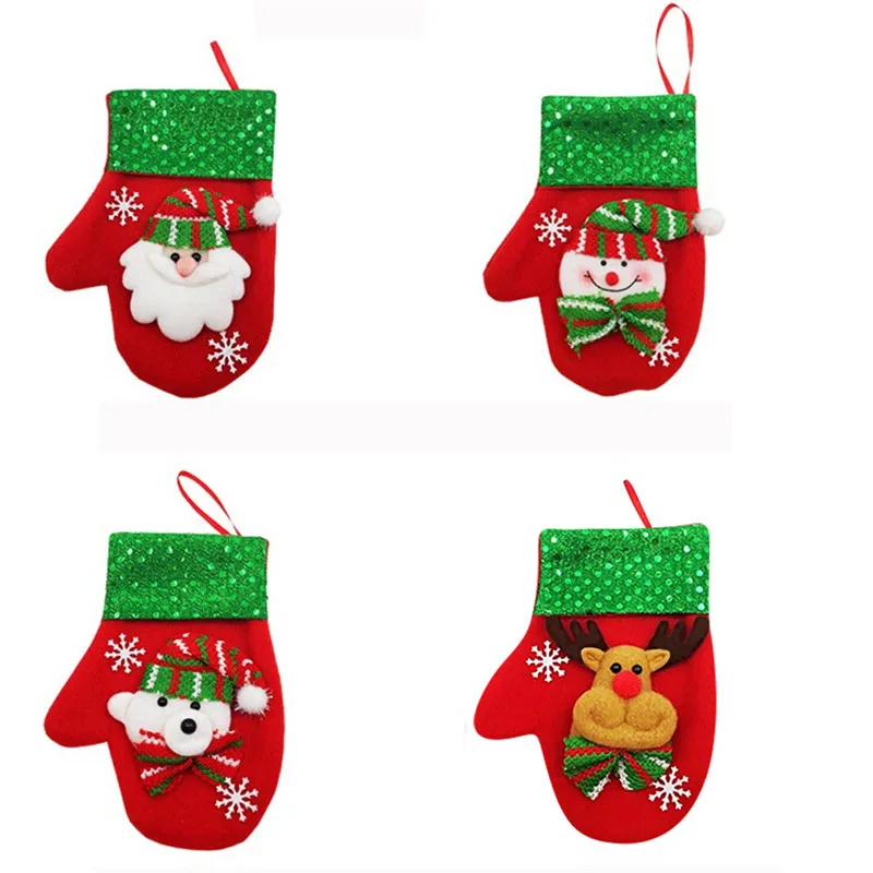 

Christmas Bag Dinner Table Cutlery Holder Decoration for Home Snowman Santa Claus Knife Fork Holder Navidad Christmas Xmas Deco