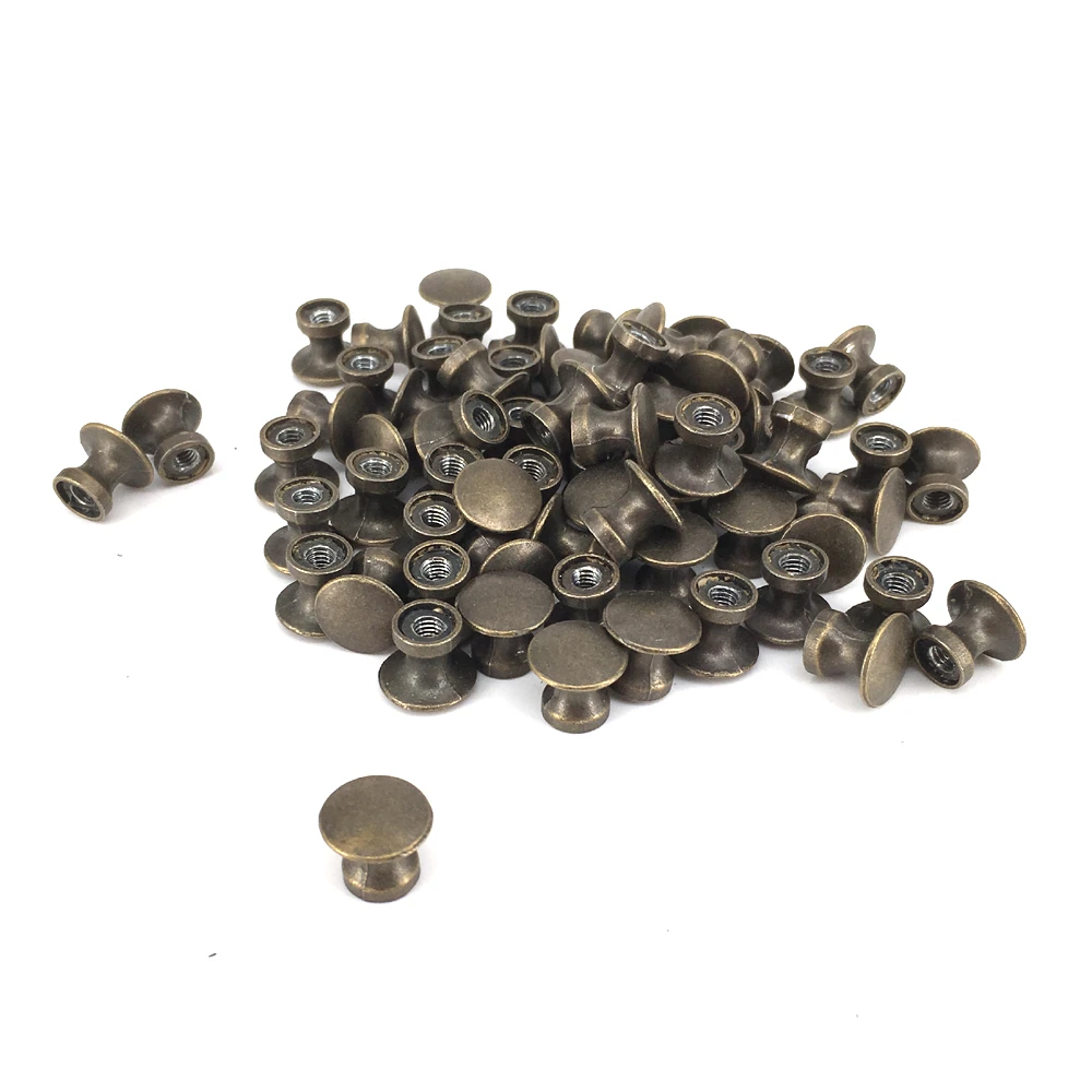 4//12pcs Boîte à Bijoux Commode Armoire Boutons Tiroir anneau métallique Poignée de matériel