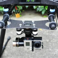 FPV PTZ GoPro Zenmuse H3-3D карданный адаптер из углеродного волокна монтажная плата для расползания крыльев S800, S1000/Tarot T810