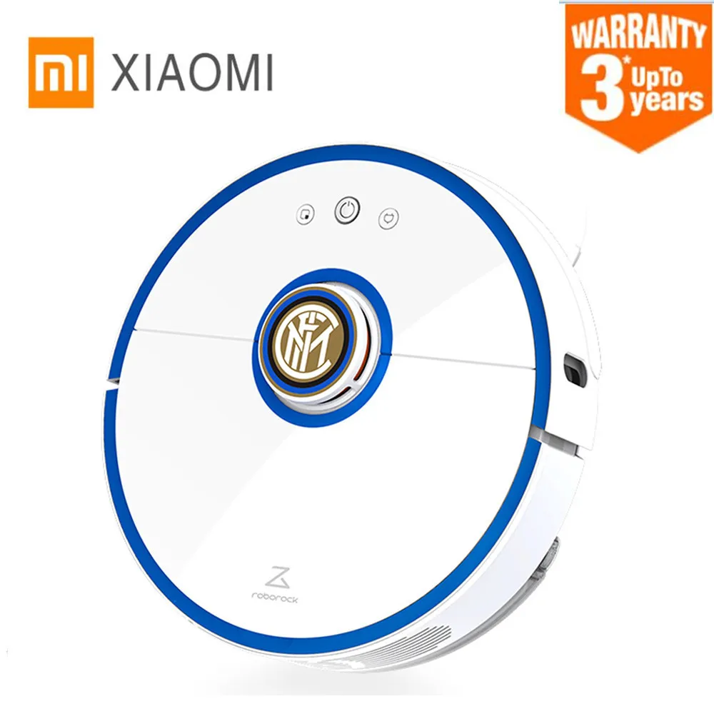 

Xiaomi S52 Mi Roborock Vacuum Cleaning Sweeping Robot Centennial Inter Milan Custom Edition with Football Star Voice Package