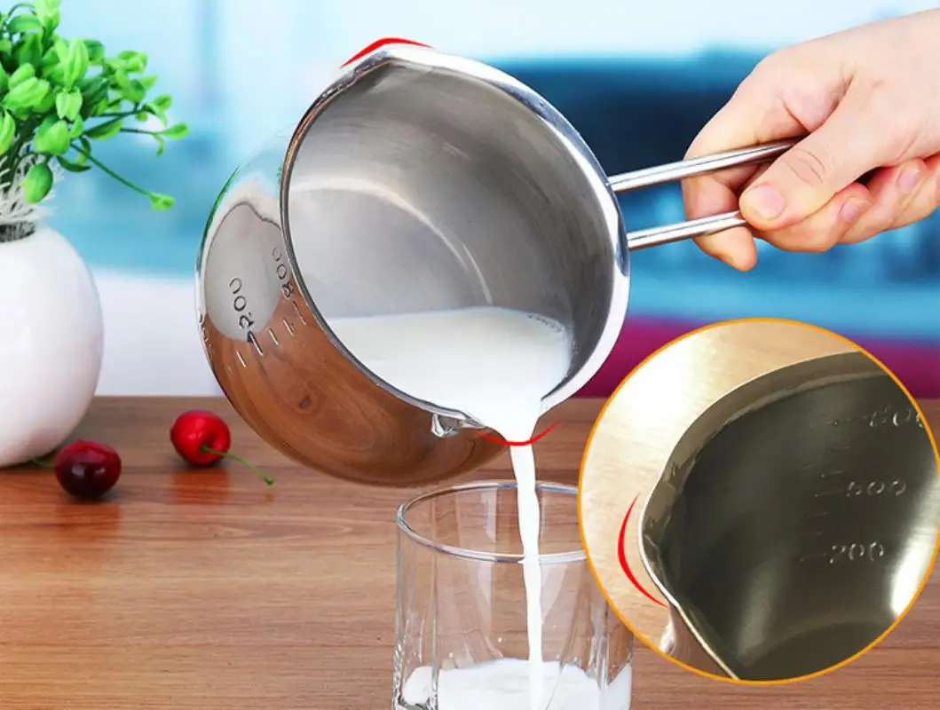 High Quality stainless steel butter chocolate sauce melted heating pan baking pot sauce pan