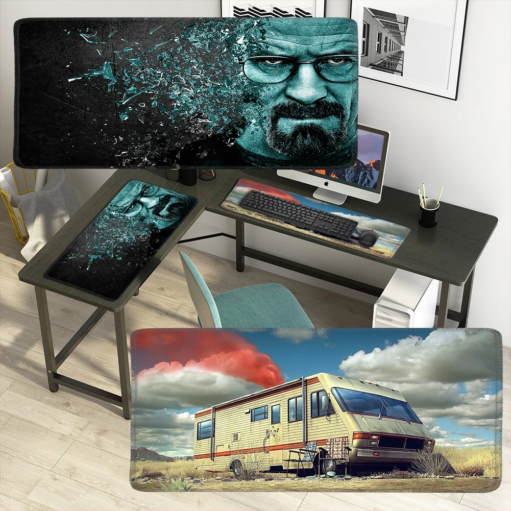Yimaoc 30*60 см большой Мышь геймер резиновый коврик для компьютерной мыши игровой стол коврик с фиксирующим краем Гейзенберг, во все тяжкие