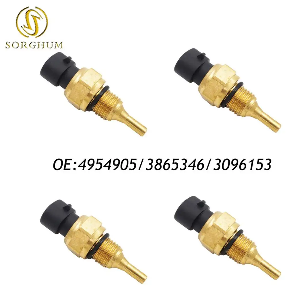 New 4pcs Coolant Oil Fuel Temperature Sensor For Dodge Ram 2500/3500