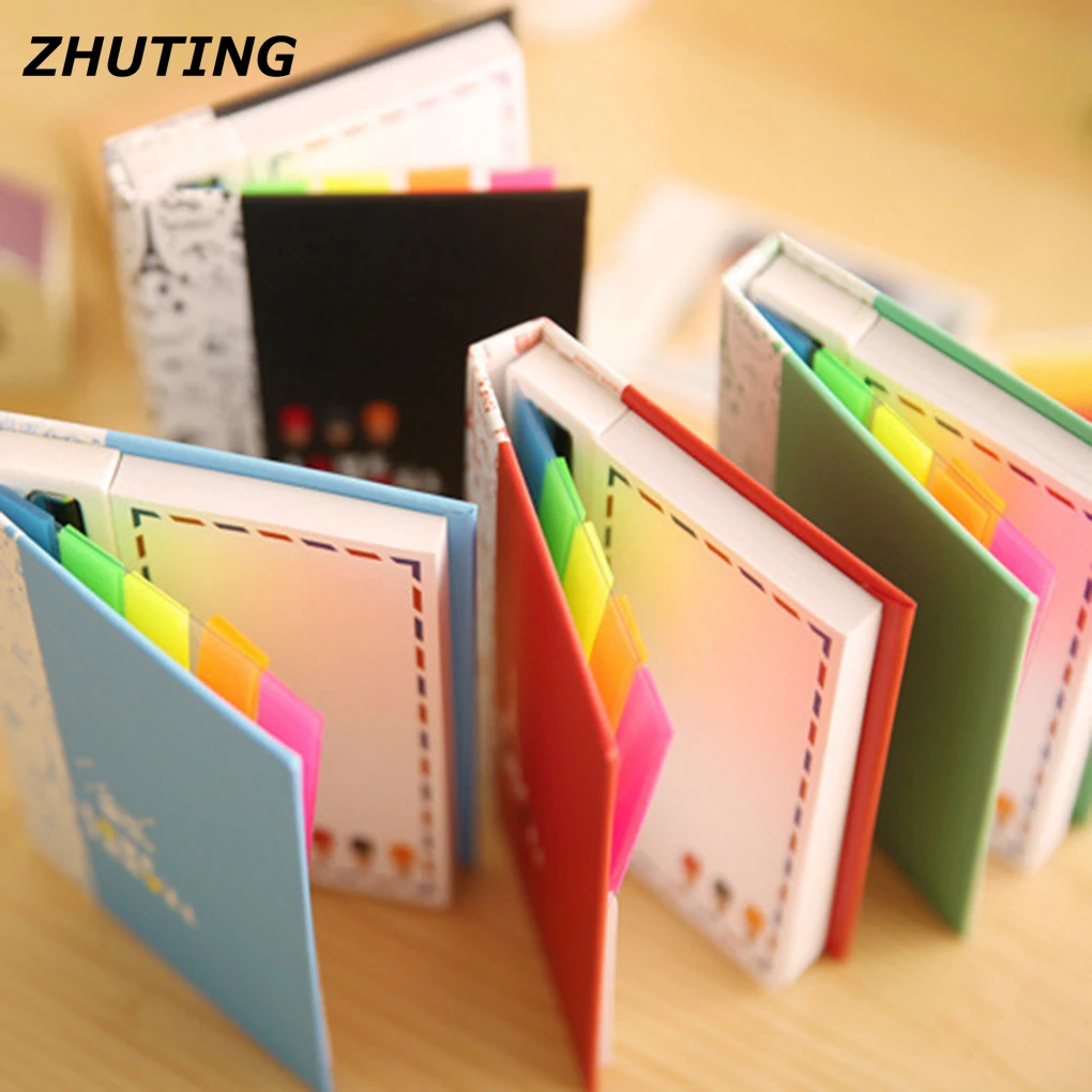 

Hard shell Cartoon Animals Design Notepad Memo Notebook with Pen and Sticker Pads Study office memorandum