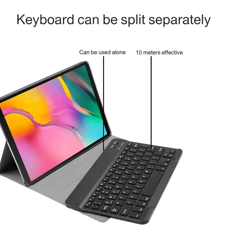 Горячая ультра-тонкая подсветка Bluetooth Беспроводная Магнитная клавиатура планшета с защитным чехлом чехол для Samsung Galaxy планшет