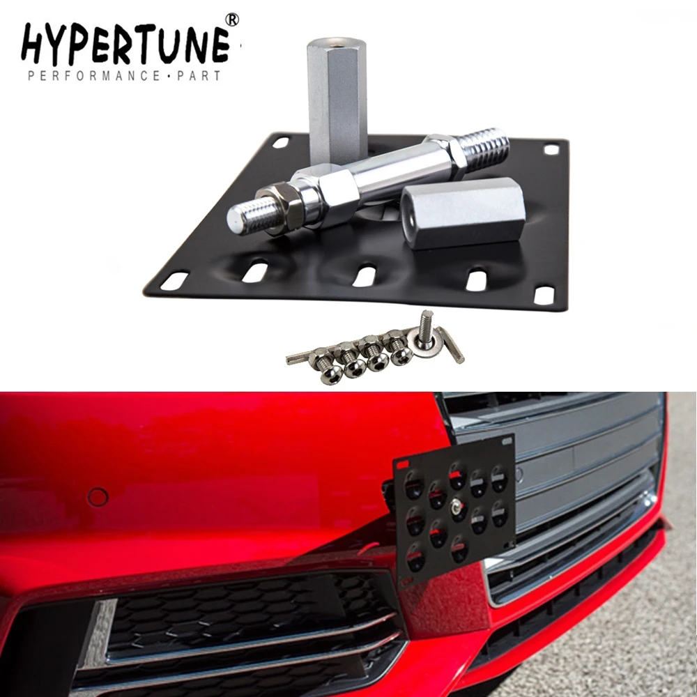 

Hypertune - Front Bumper Tow Hook License Plate Mounting Bracket Holder For BMW For Audi For Honda For VW For LEXUS