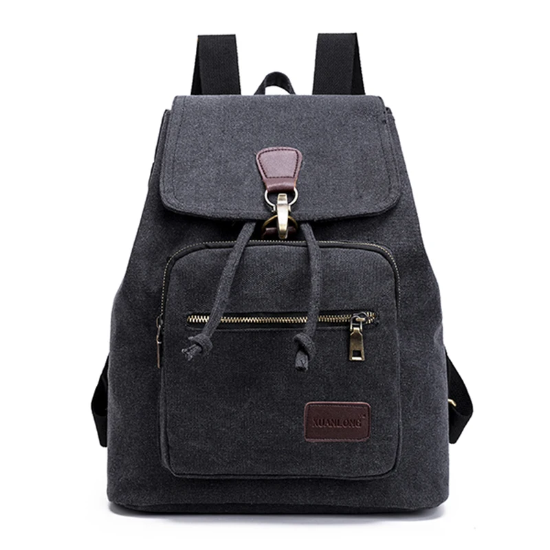 

2019 backpack Woman Canvas bags for women young teenage girls school backpacks vintage Female casual travel bags Daily backpack
