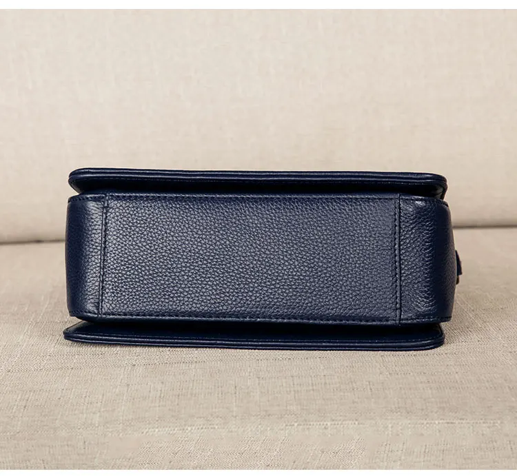 Couro Genuíno bolsa de Ombro Bolsa de