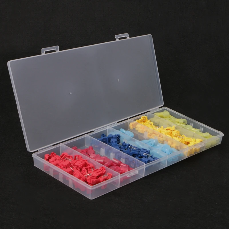 

120 Pcs/60 Pairs Scotch Lock Splice Wire Connectors Assorted Full Insulated Terminals Crimp Electrical Car