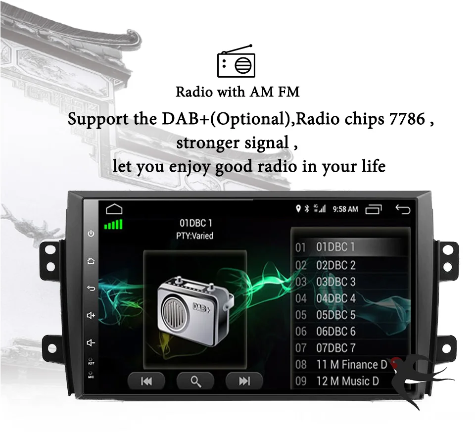 Flash Deal 9" 2 din 1024*600 Android 9.1 Car Radio dvd for Suzuki SX4 2006-2013 gps navigation video audio Carplay Multimedia player stereo 5